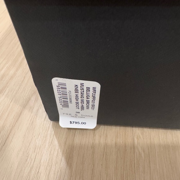 Rag & Bone Mustang Brown Leather Knee-High Boots - Picture 7 of 16